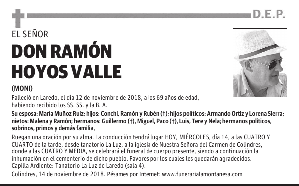 DON RAMÓN HOYOS VALLE