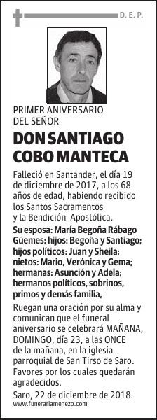 Don Santiago Cobo Manteca