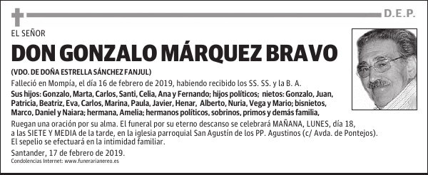 DON GONZALO MÁRQUEZ BRAVO