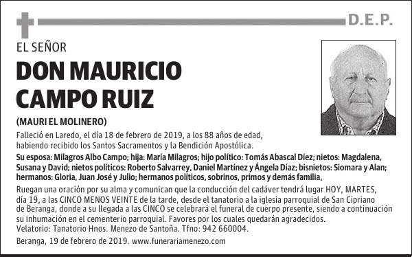 DON MAURICIO CAMPO RUIZ