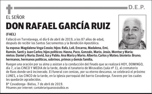 DON RAFAEL GARCÍA RUIZ
