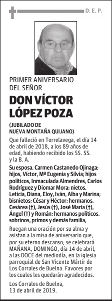 DON VÍCTOR LÓPEZ POZA