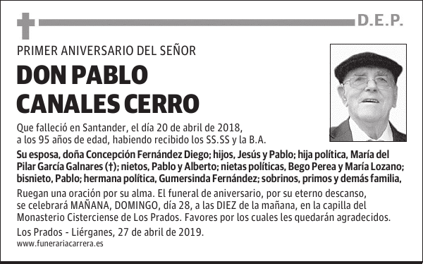 DON PABLO CANALES CERRO