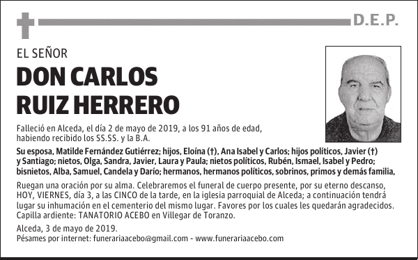 DON CARLOS RUIZ HERRERO