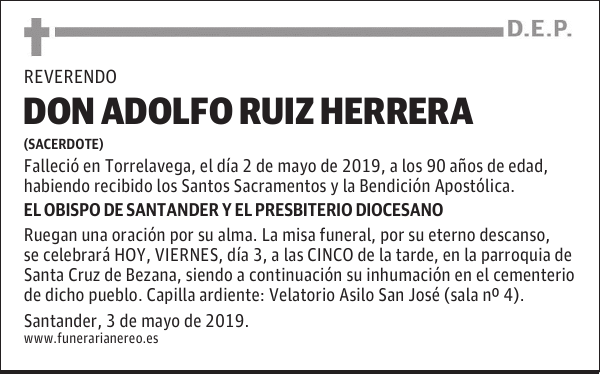DON ADOLFO RUIZ HERRERA