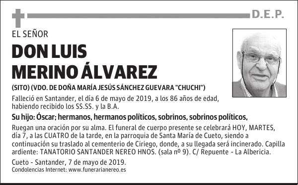 DON LUIS MERINO ÁLVAREZ