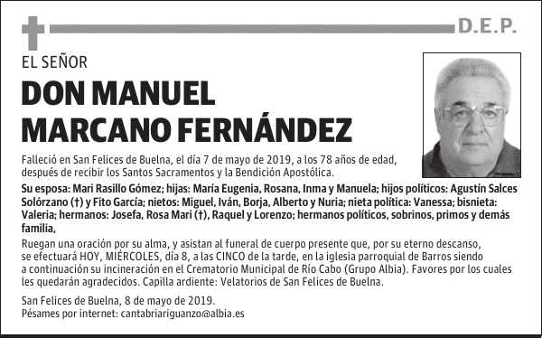 DON MANUEL MARCANO FERNÁNDEZ