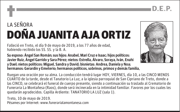 DOÑA JUANITA AJA ORTIZ