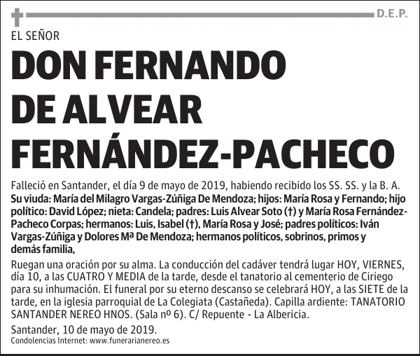 DON FERNANDO DE ALVEAR FERNÁNDEZ-PACHECO