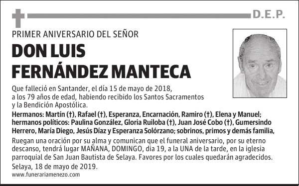 DON LUIS FERNÁNDEZ MANTECA