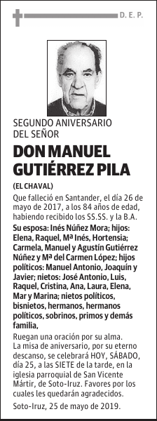 MANUEL GUTIERREZ PILA