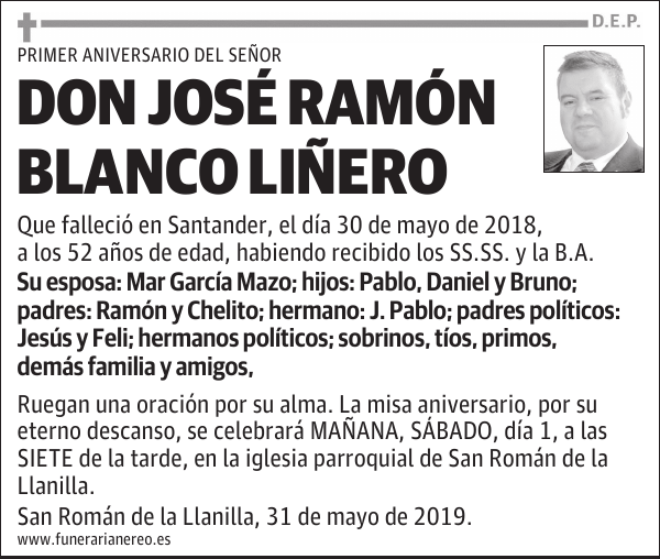 DON JOSÉ RAMÓN BLANCO LIÑERO