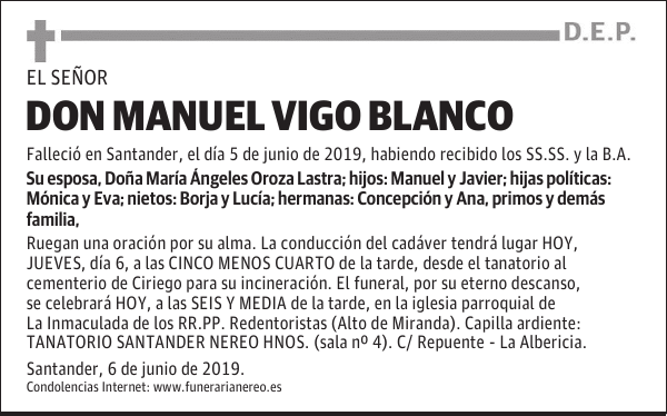 DON MANUEL VIGO BLANCO