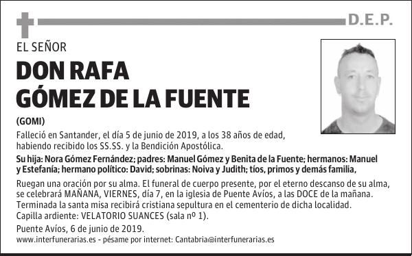 DON RAFA GÓMEZ DE LA FUENTE