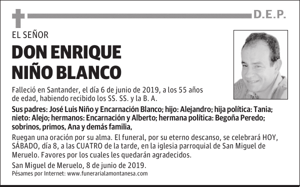 DON ENRIQUE NIÑO BLANCO