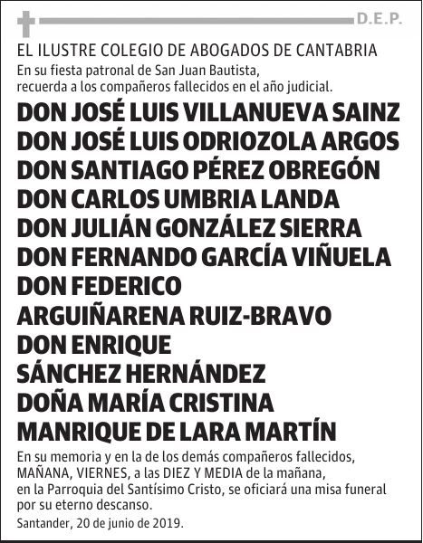 DON JOSÉ LUIS VILLANUEVA SAINZ
