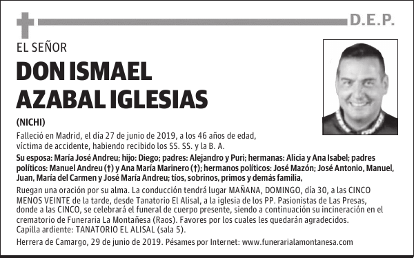 DON ISMAEL AZABAL IGLESIAS