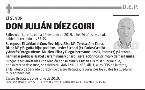 DON JULIÁN DÍEZ GOIRI