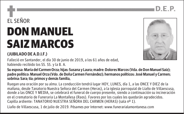 DON MANUEL SAIZ MARCOS