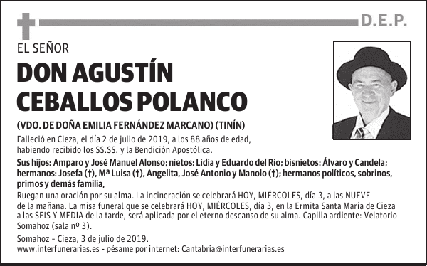 DON AGUSTÍN CEBALLOS POLANCO
