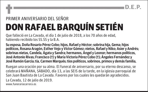 DON RAFAEL BARQUÍN SETIÉN