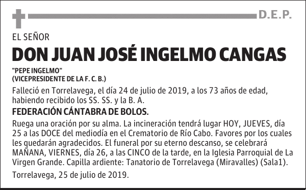 DON JUAN JOSÉ INGELMO CANGAS
