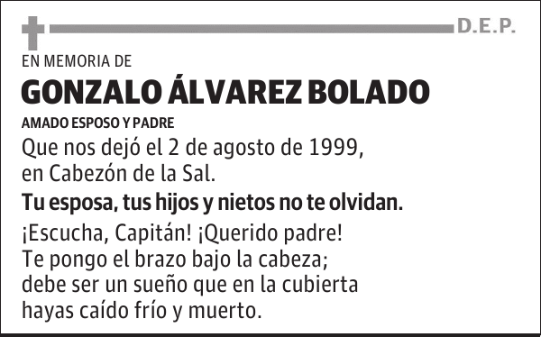 GONZALO ÁLVAREZ BOLADO