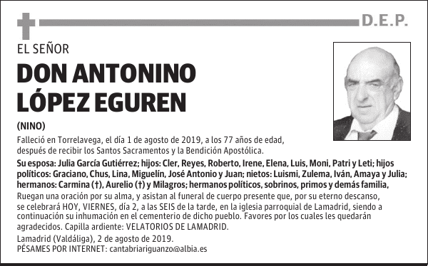 DON ANTONINO LÓPEZ EGUREN