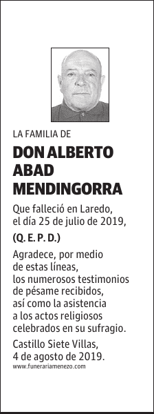 DON ALBERTO ABAD MENDINGORRA