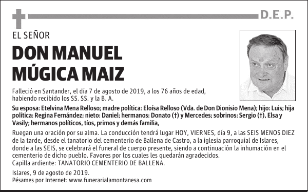 DON MANUEL MÚGICA MAIZ