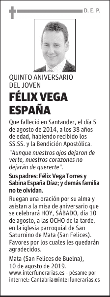 FÉLIX VEGA ESPAÑA