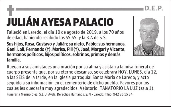 JULIÁN AYESA PALACIO