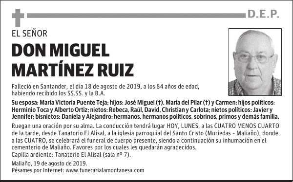DON MIGUEL MARTÍNEZ RUIZ