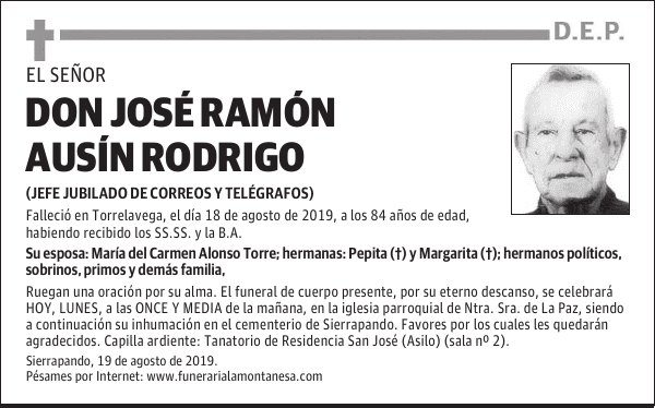 DON JOSÉ RAMÓN AUSÍN RODRIGO