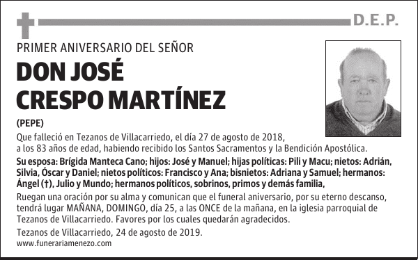 DON JOSÉ CRESPO MARTÍNEZ