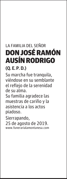 DON JOSÉ RAMÓN AUSÍN RODRIGO