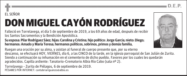 DON MIGUEL CAYÓN RODRÍGUEZ
