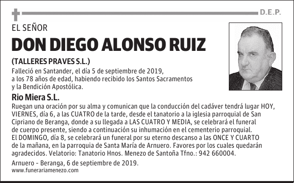 DON DIEGO ALONSO RUIZ