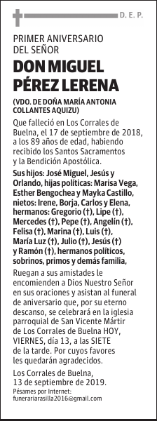 DON MIGUEL PÉREZ LERENA