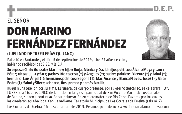 DON MARINO FERNÁNDEZ FERNÁNDEZ