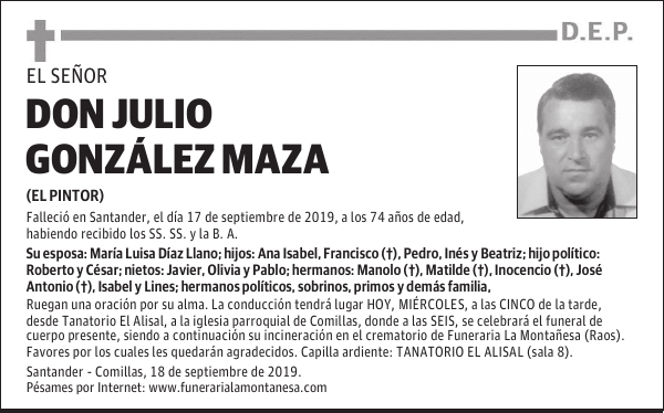 DON JULIO GONZÁLEZ MAZA
