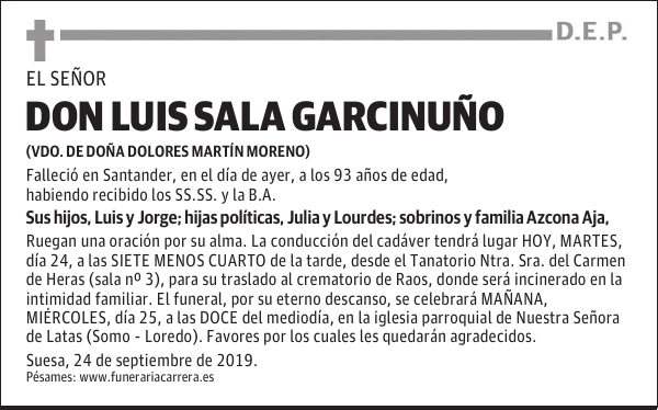 DON LUIS SALA GARCINUÑO