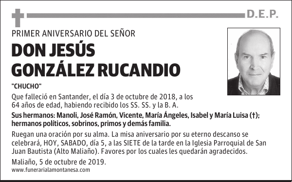 DON JESÚS GONZÁLEZ RUCANDIO