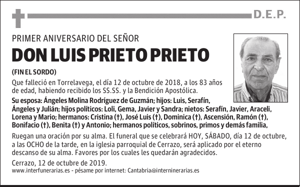 DON LUIS PRIETO PRIETO