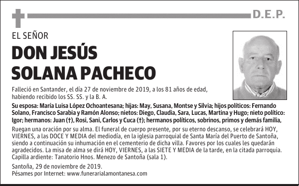 DON JESÚS SOLANA PACHECO