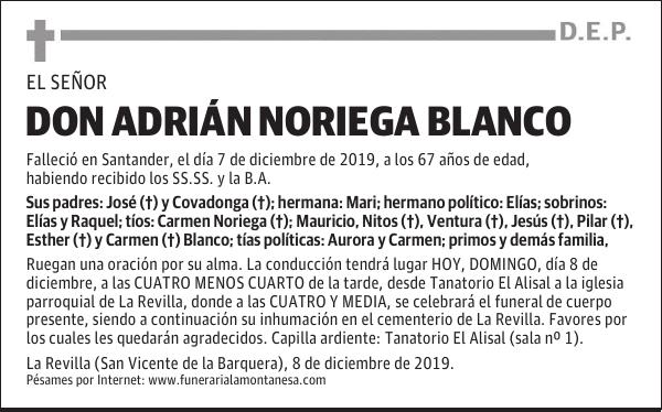 DON ADRIÁN NORIEGA BLANCO