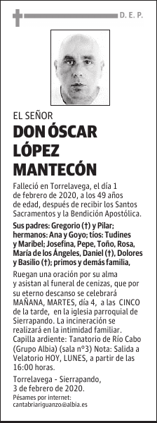 DON ÓSCAR LÓPEZ MANTECÓN