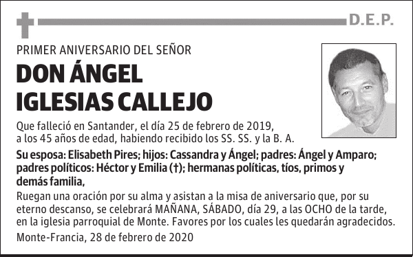 DON ÁNGEL IGLESIAS CALLEJO