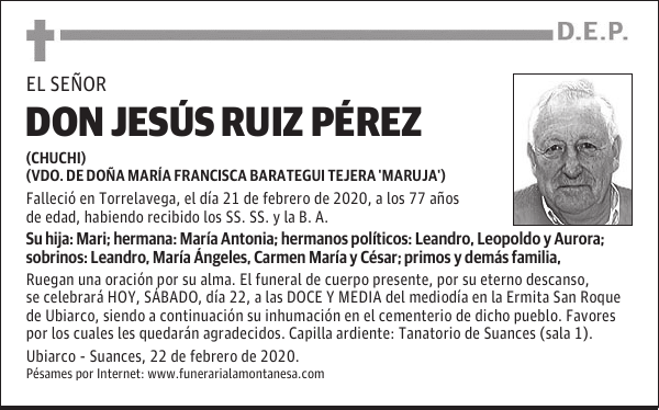 DON JESÚS RUIZ PÉREZ
