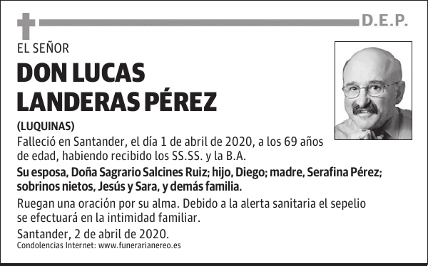 DON LUCAS LANDERAS PÉREZ